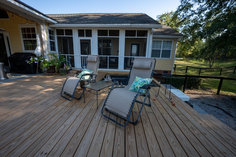 Deck Installation by Cantey Foundation Specialists
